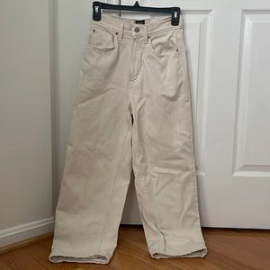 BDG ivory high rise baggy jeans